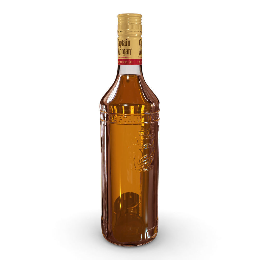 Captain Morgan 70cl Bottle 3D model_9