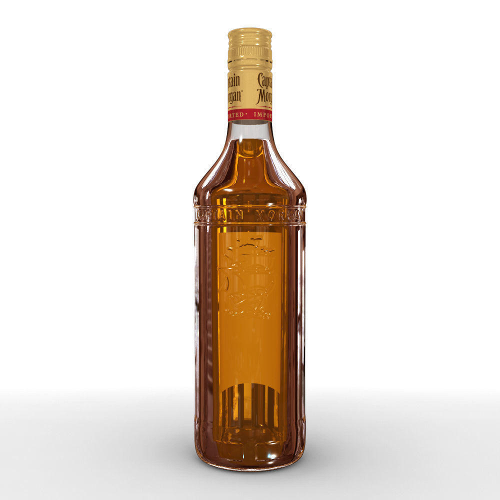 Captain Morgan 70cl Bottle 3D model_5
