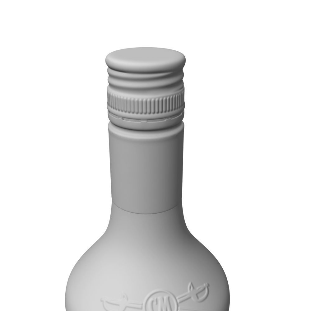 Captain Morgan 70cl Bottle 3D model_17