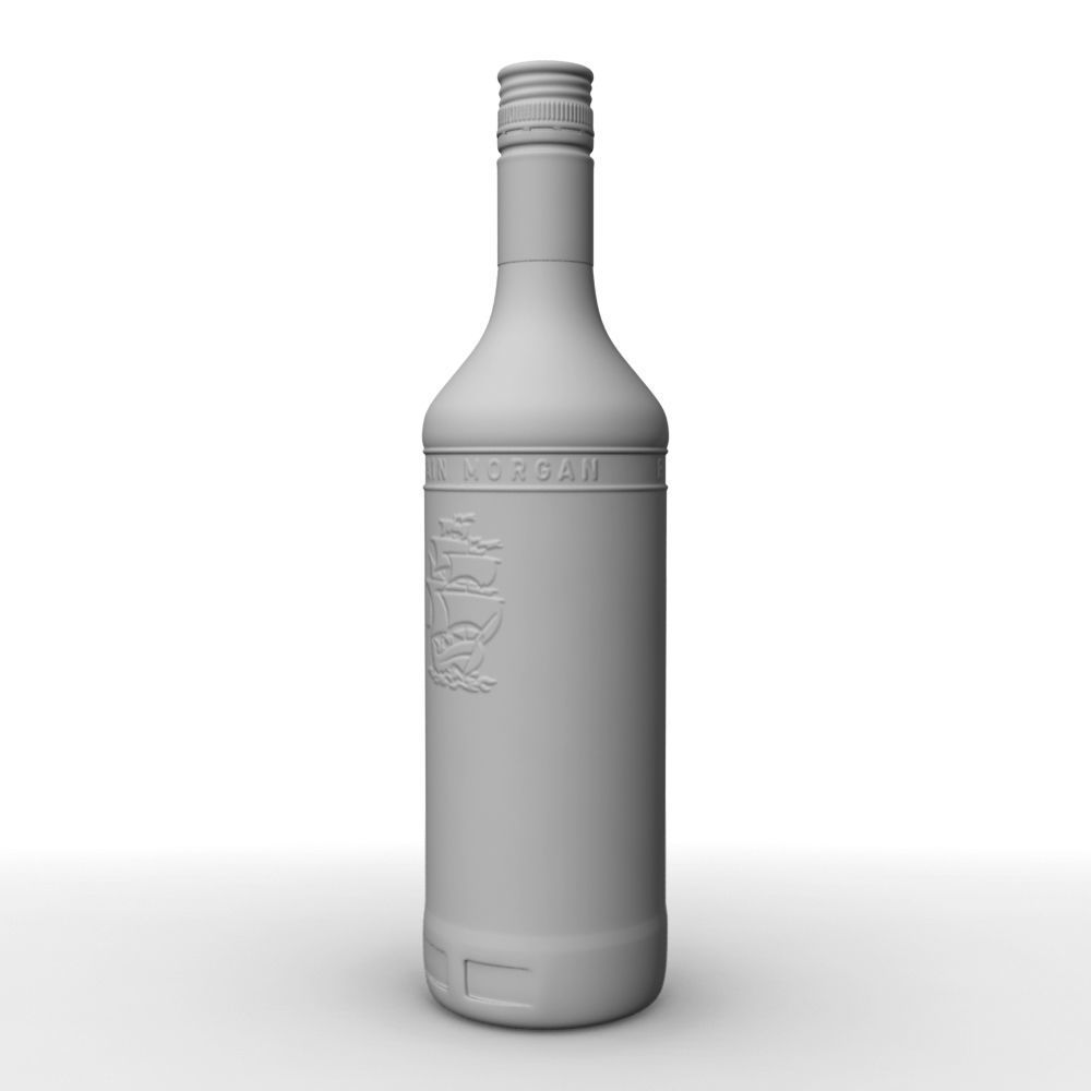 Captain Morgan 70cl Bottle 3D model_12