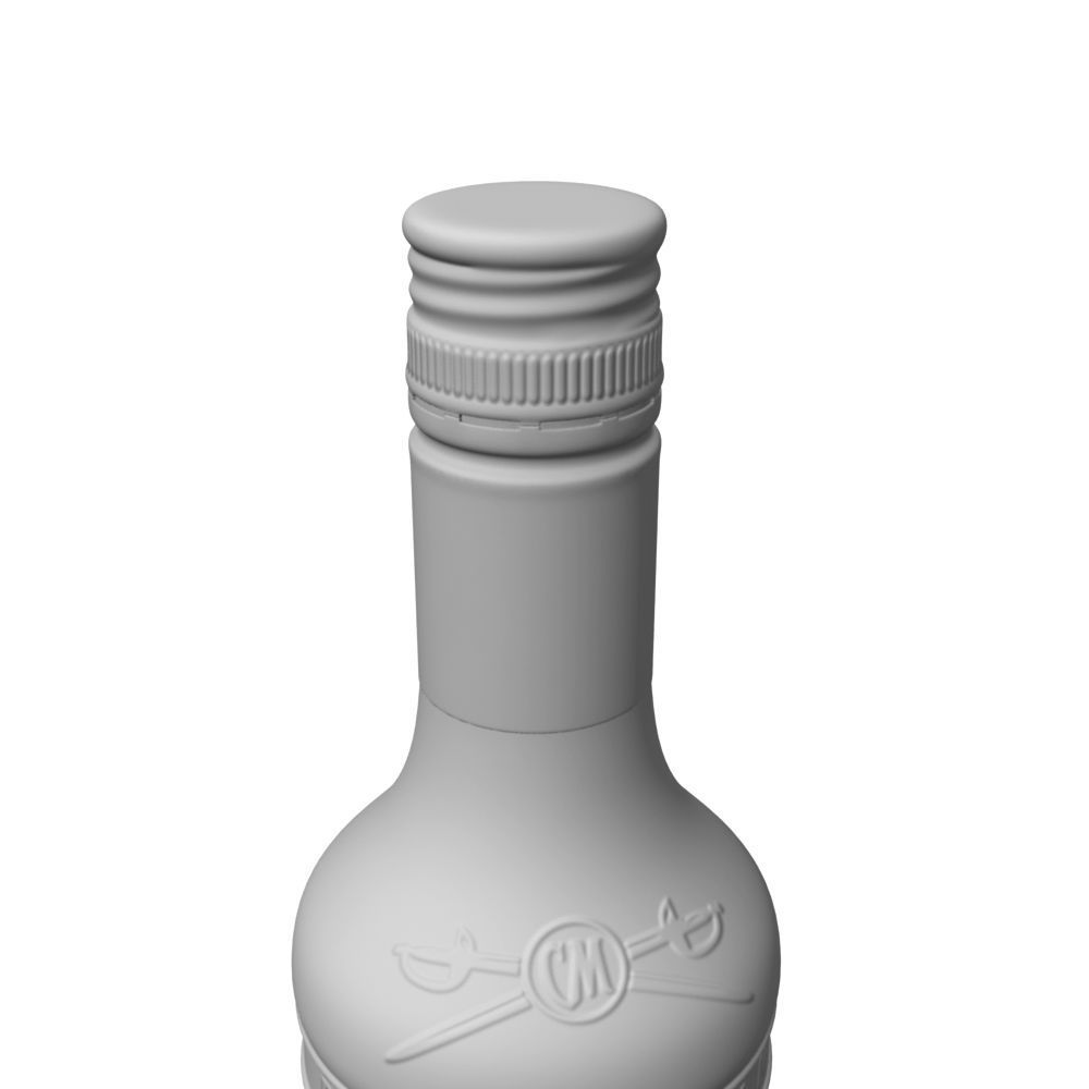 Captain Morgan 50cl Bottle 3D model_17