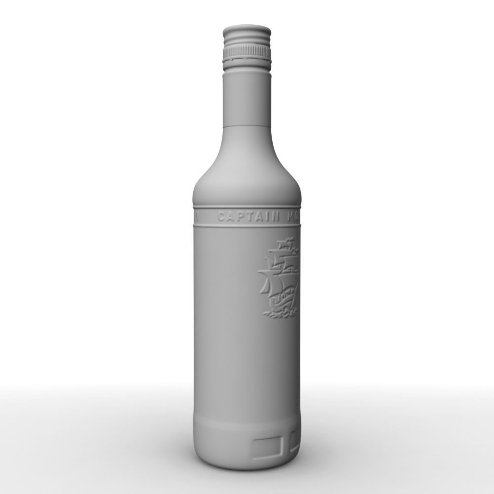 Captain Morgan 50cl Bottle 3D model_14