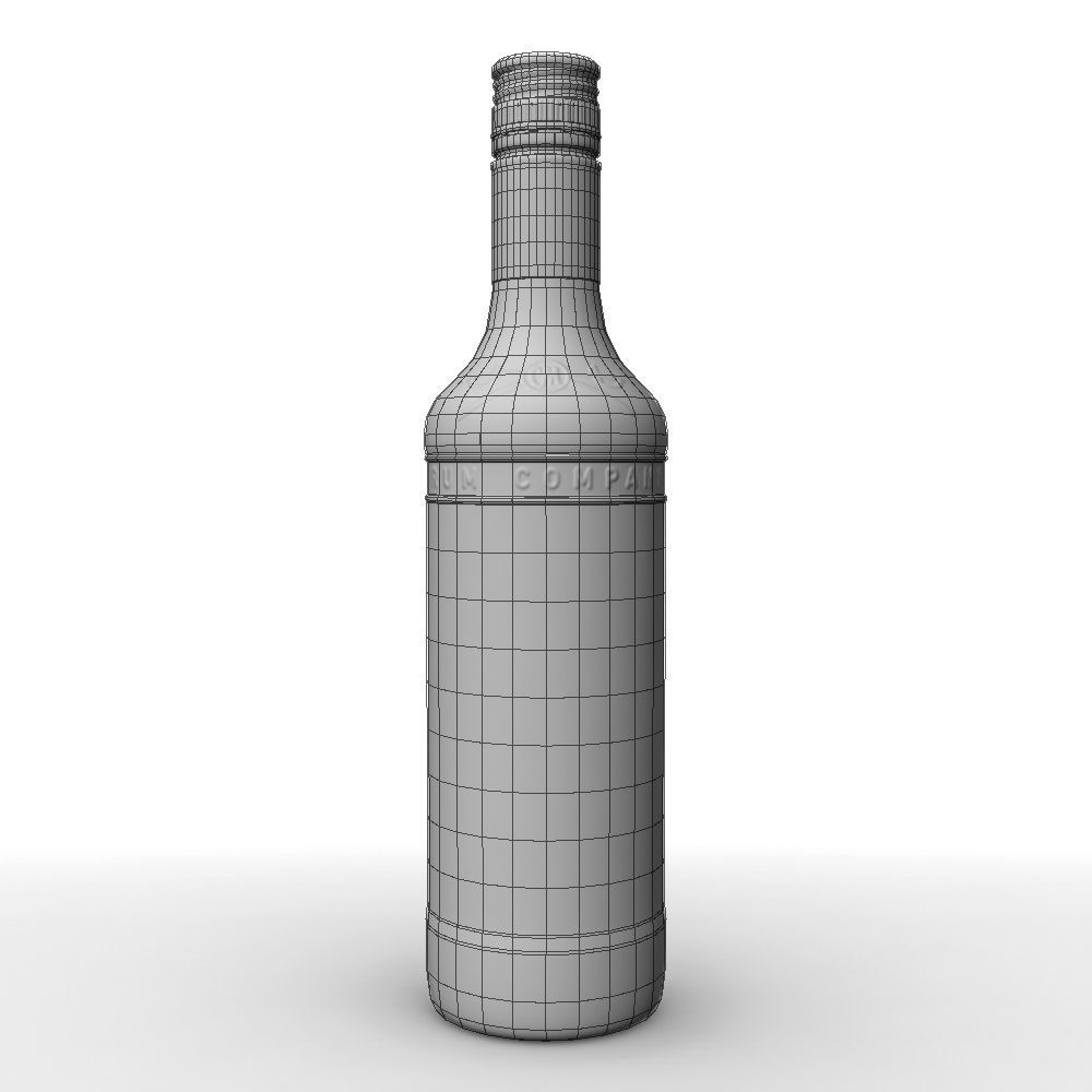 Captain Morgan 50cl Bottle 3D model_19