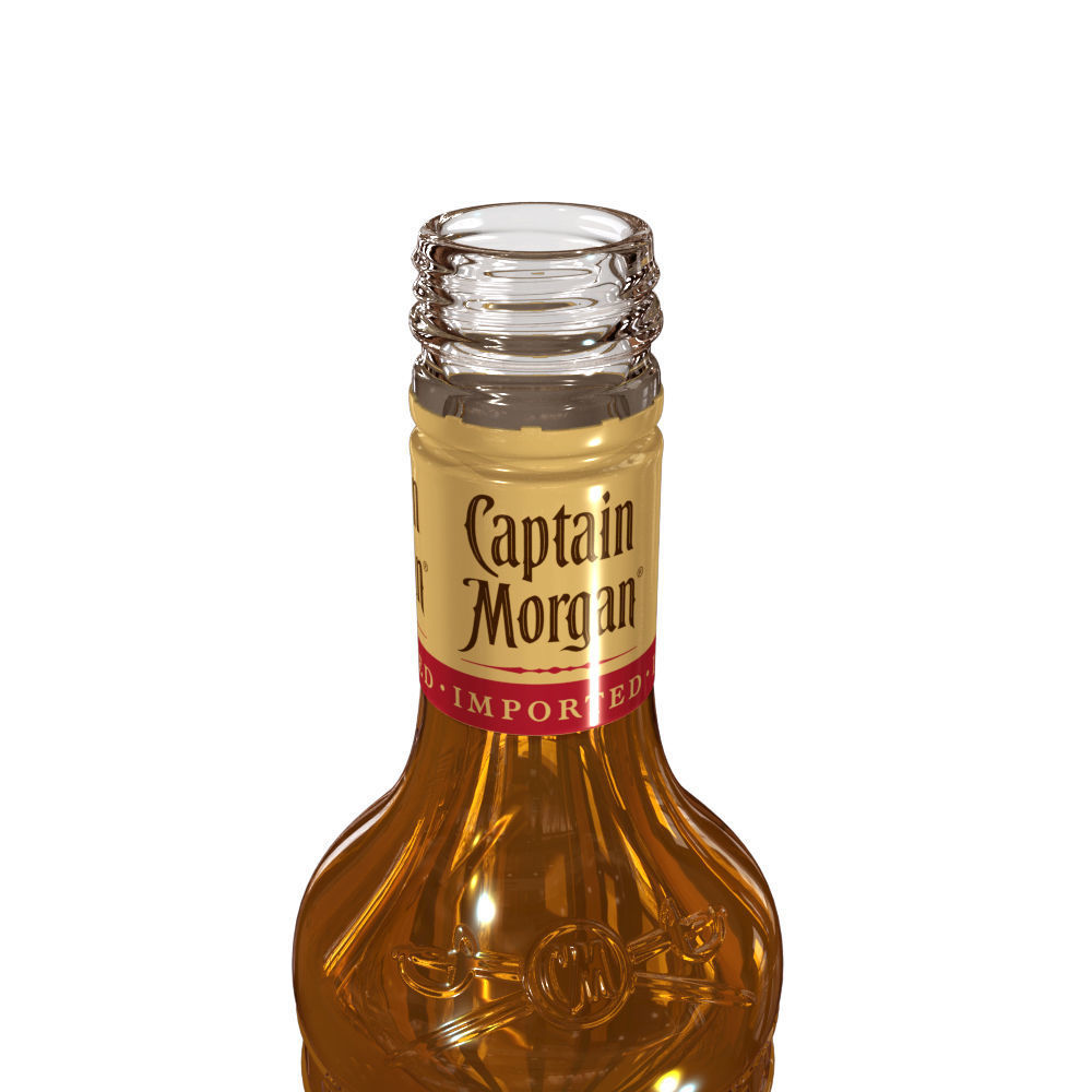 Captain Morgan 50cl Bottle 3D model_11
