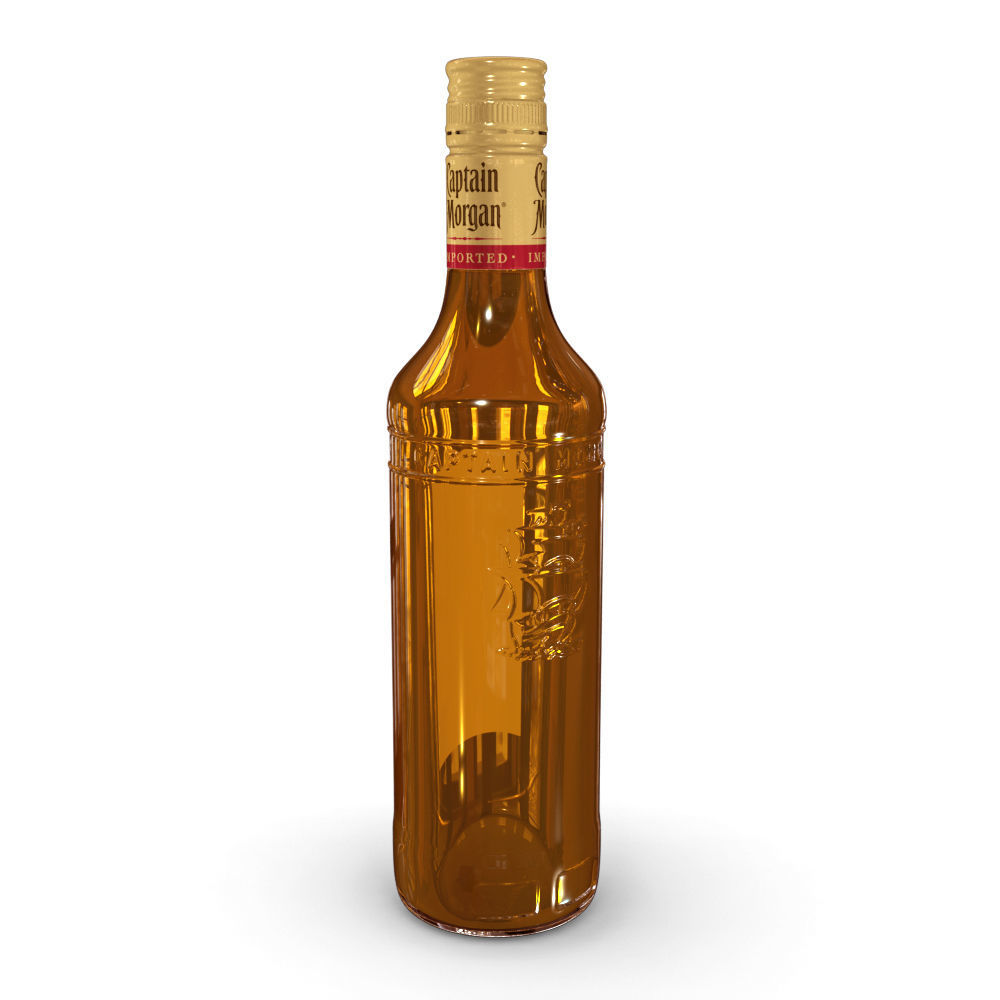 Captain Morgan 50cl Bottle 3D model_9
