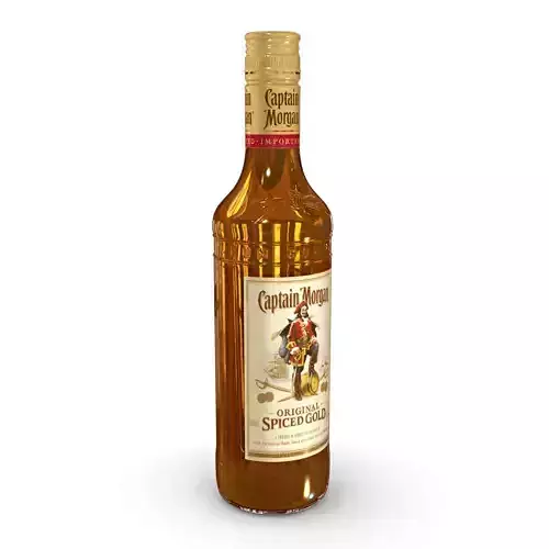 Captain Morgan 50cl Bottle 3D model