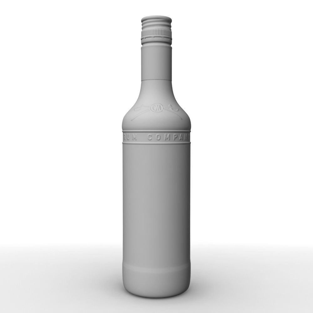 Captain Morgan 50cl Bottle 3D model_13