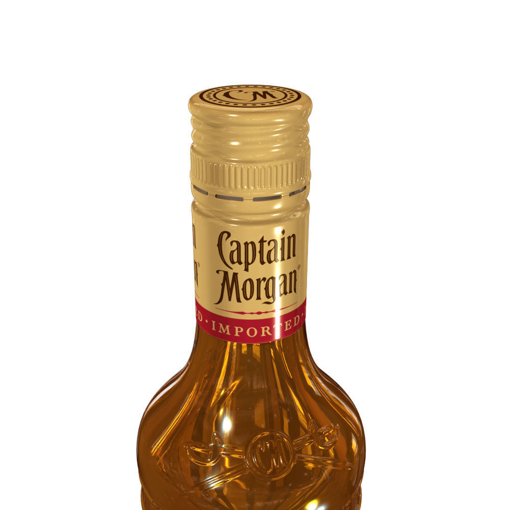 Captain Morgan 50cl Bottle 3D model_10