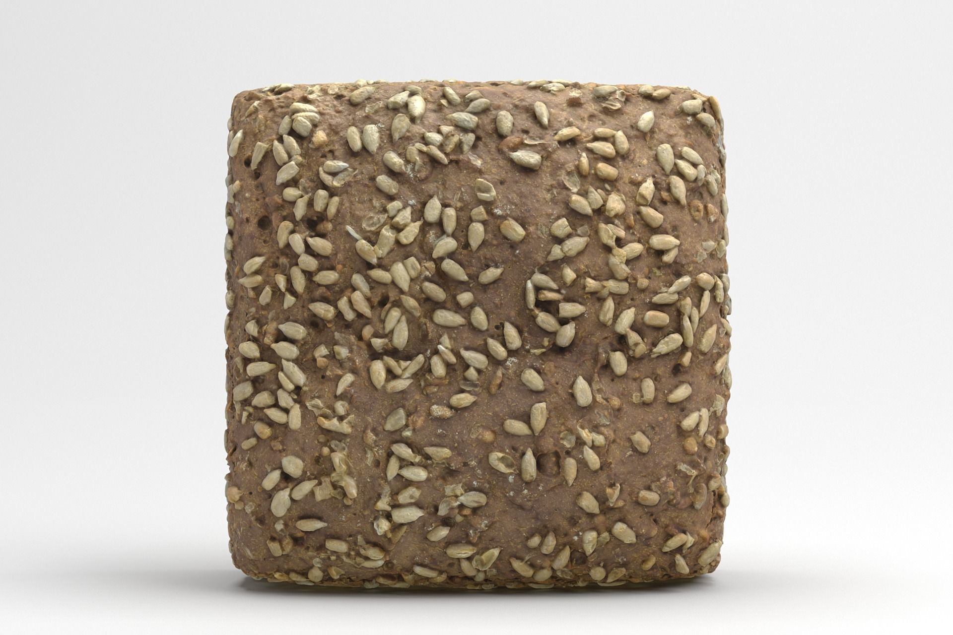 Photorealistic Sunflower Seed Bread 3D Scan 3D model_1