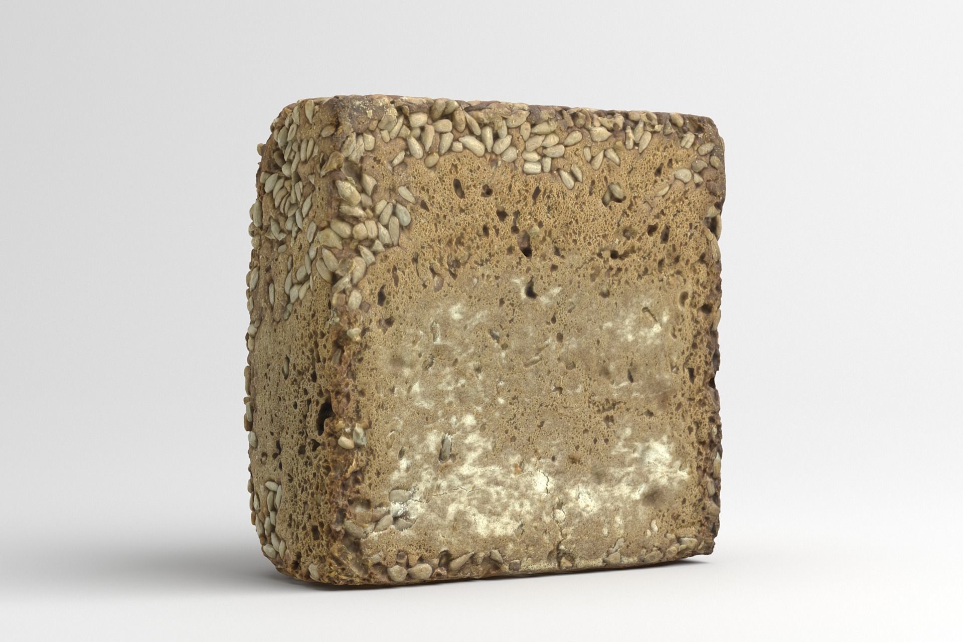 Photorealistic Sunflower Seed Bread 3D Scan 3D model_2