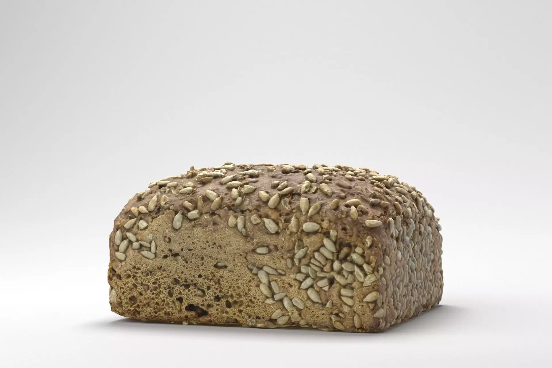 Photorealistic Sunflower Seed Bread 3D Scan 3D model_0