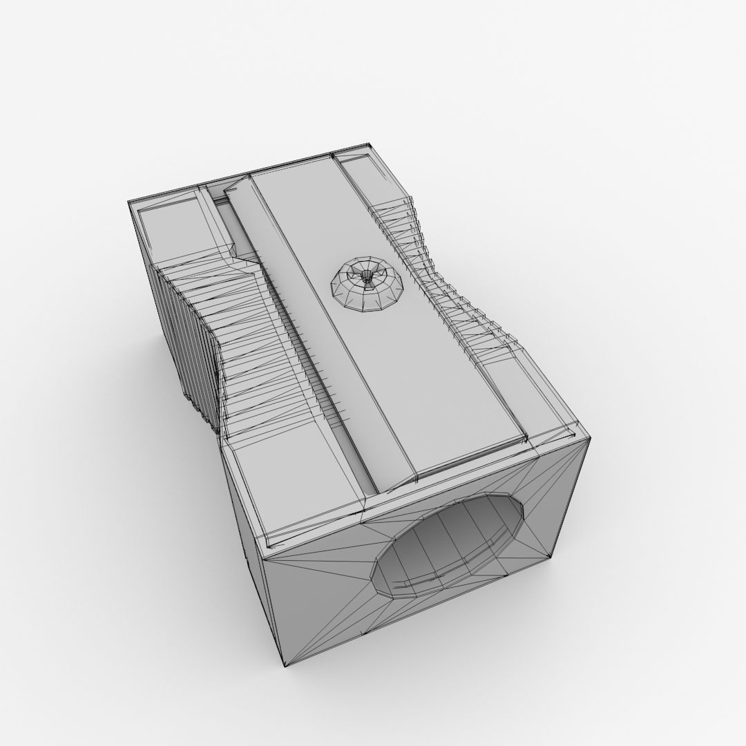 Pencil Sharpener 3D model_4