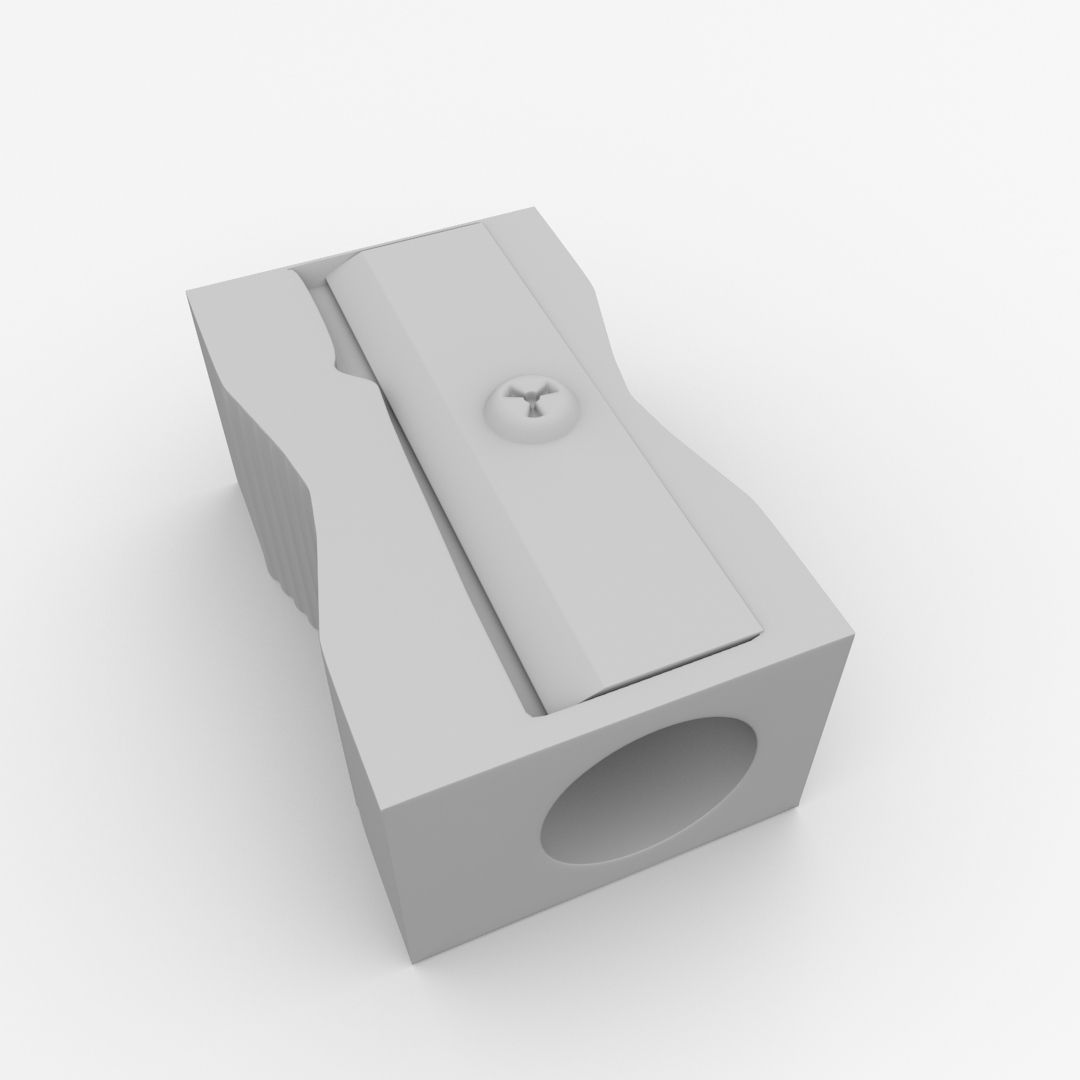 Pencil Sharpener 3D model_3