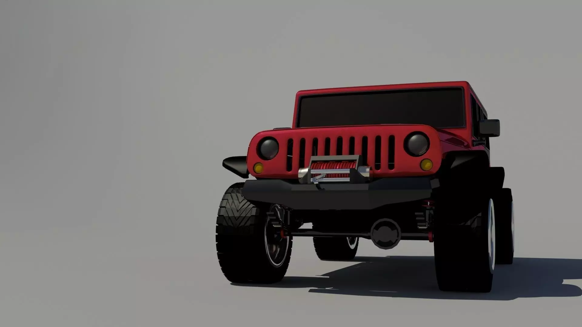 Aditya jeep wrangler 3D model_0