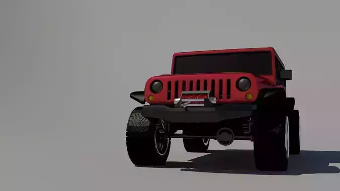 Aditya jeep wrangler 3D model