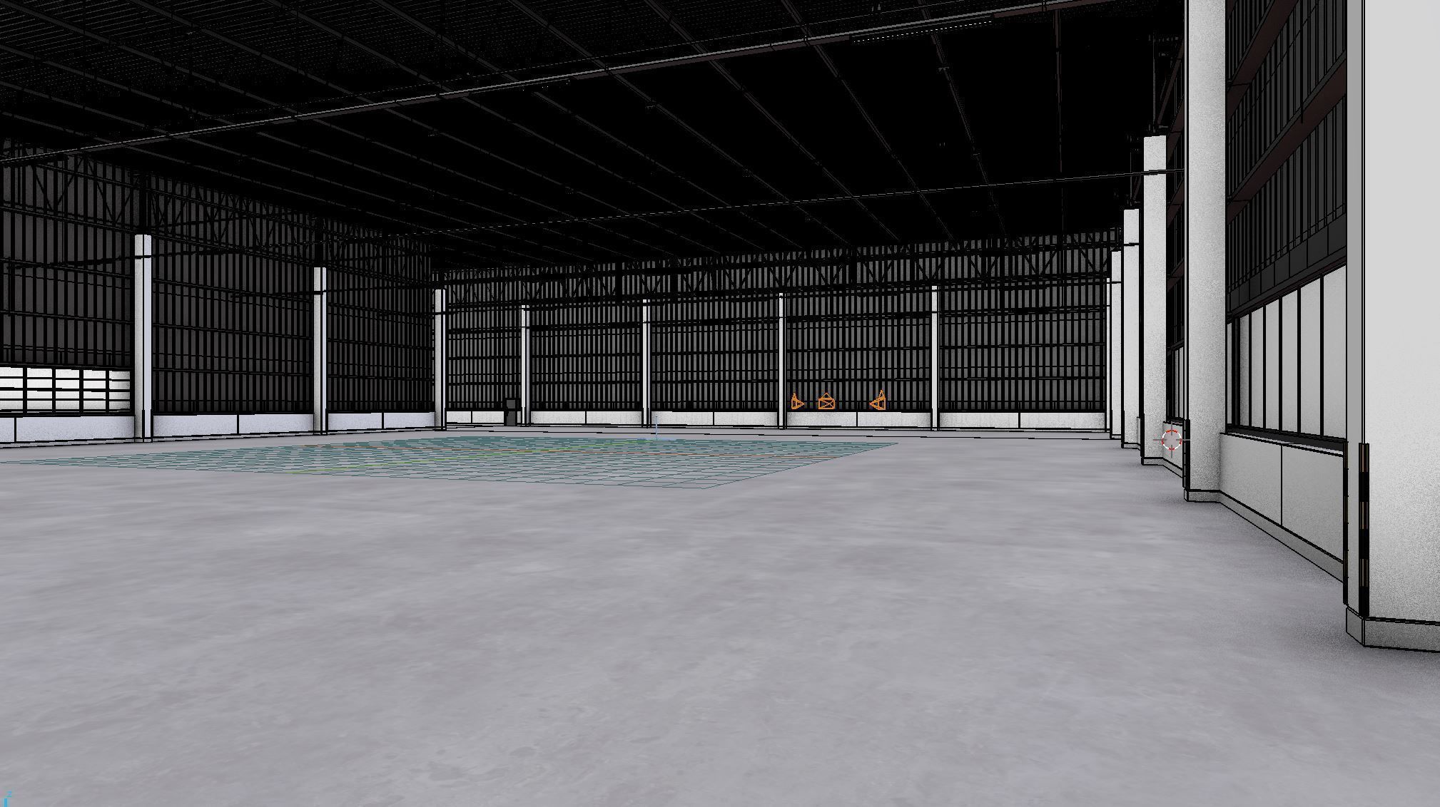 Warehouse Interior 9 Low-poly 3D model_6
