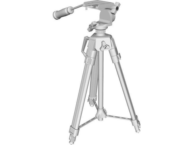 Rigged Tripod Free low-poly 3D model