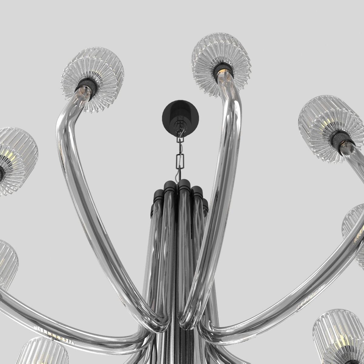 Reverie Medium Single Tier Chandelier Visual Comfort 3D model_4