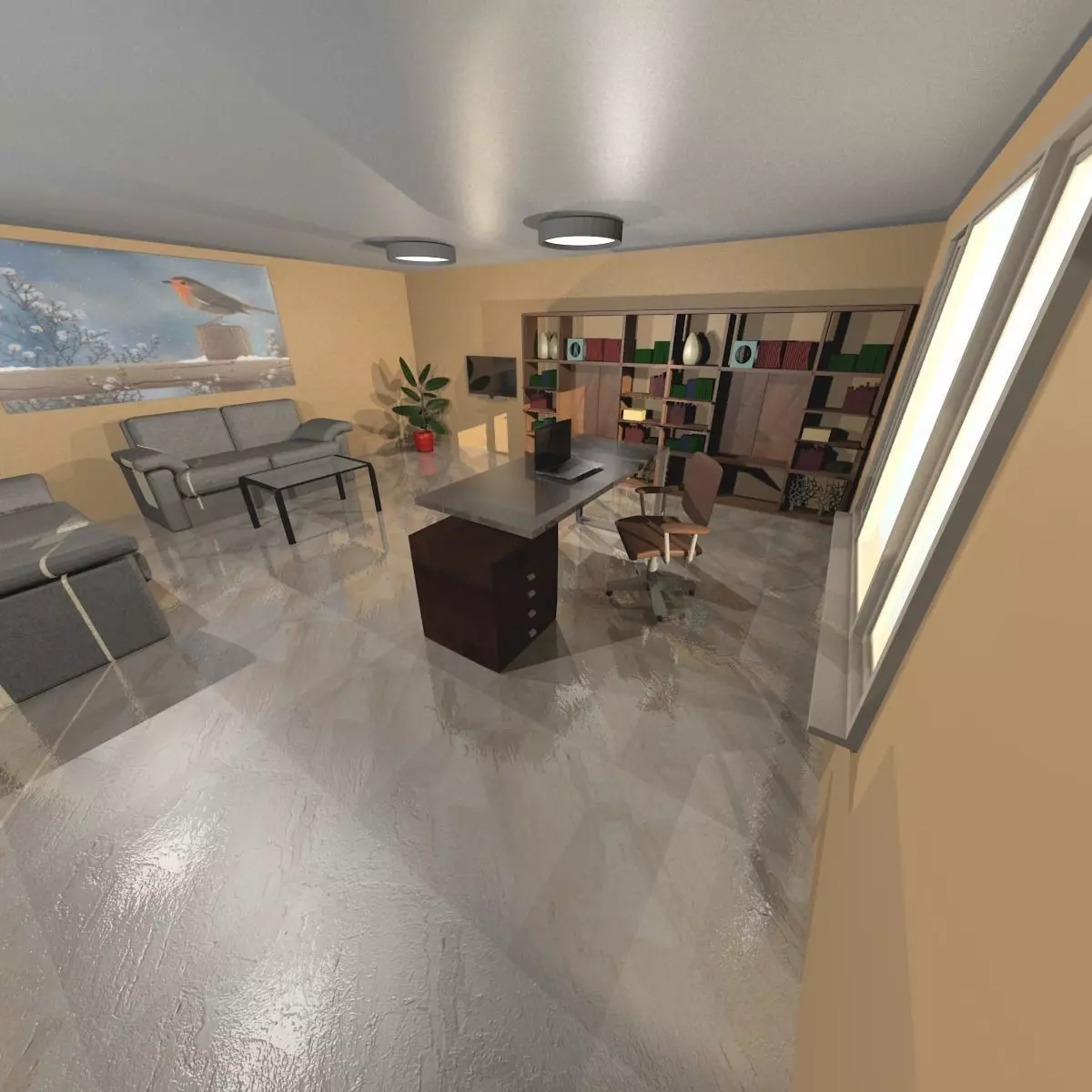 Office Interior 3D model