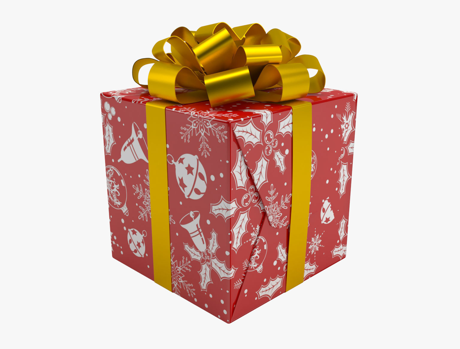 Christmas Gift 01 3D model_1