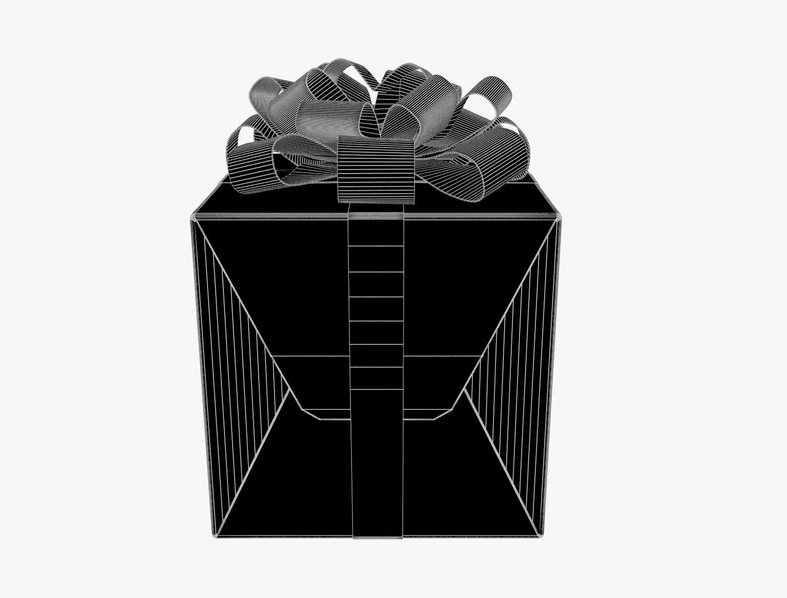 Christmas Gift 01 3D model_4