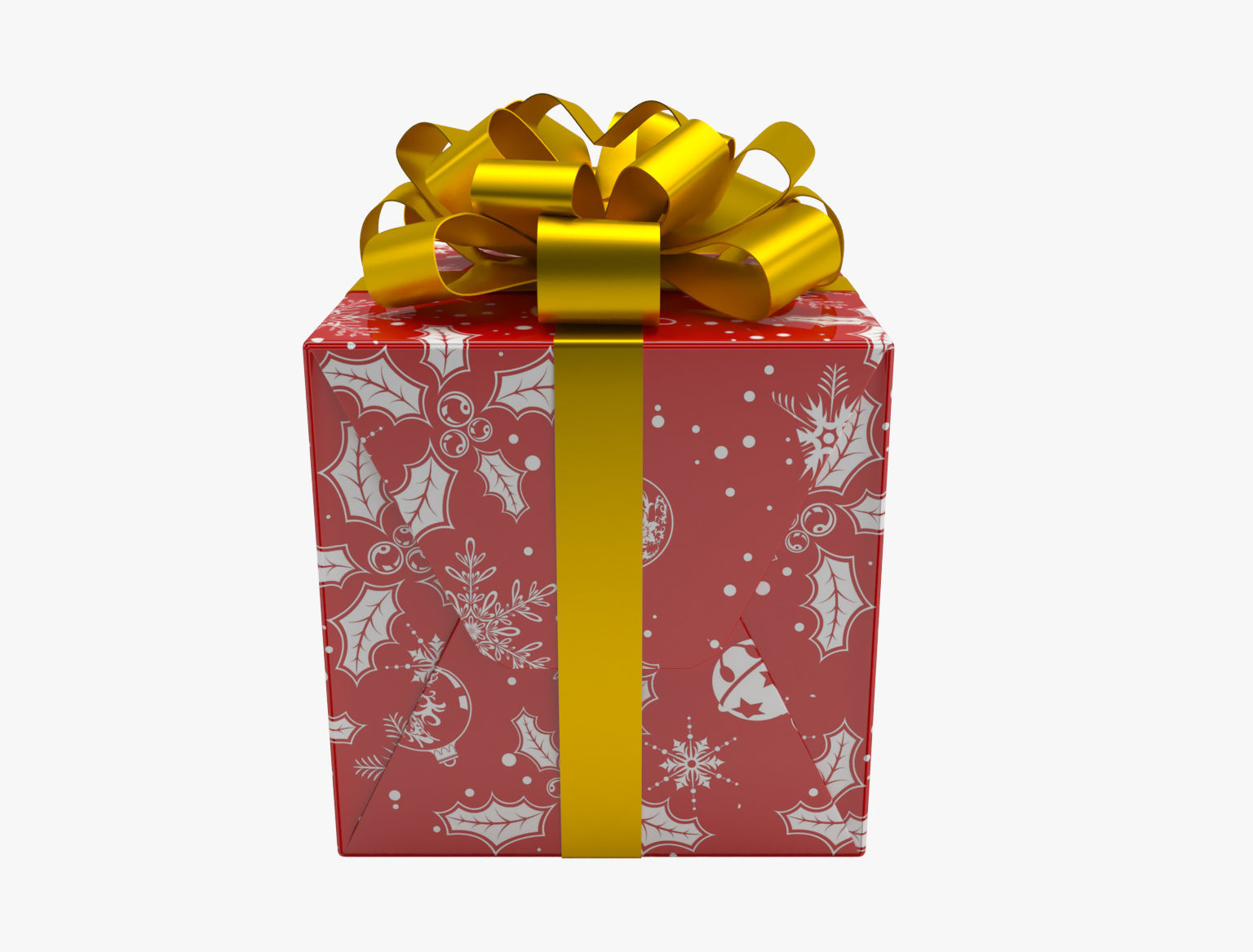 Christmas Gift 01 3D model_2