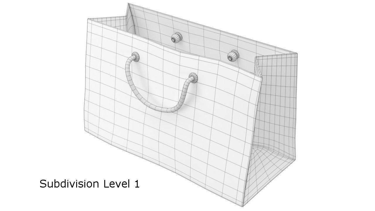 Paper Bag 1 3D model_6