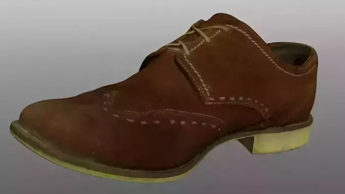 Shoe low poly 3D model