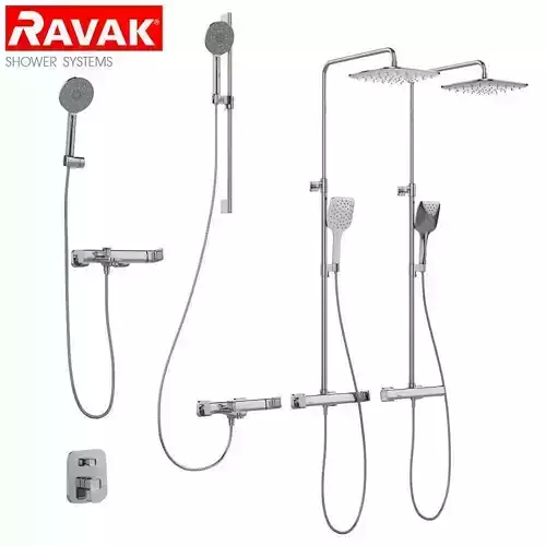 Bathroom mixer set Ravak 10 set 05