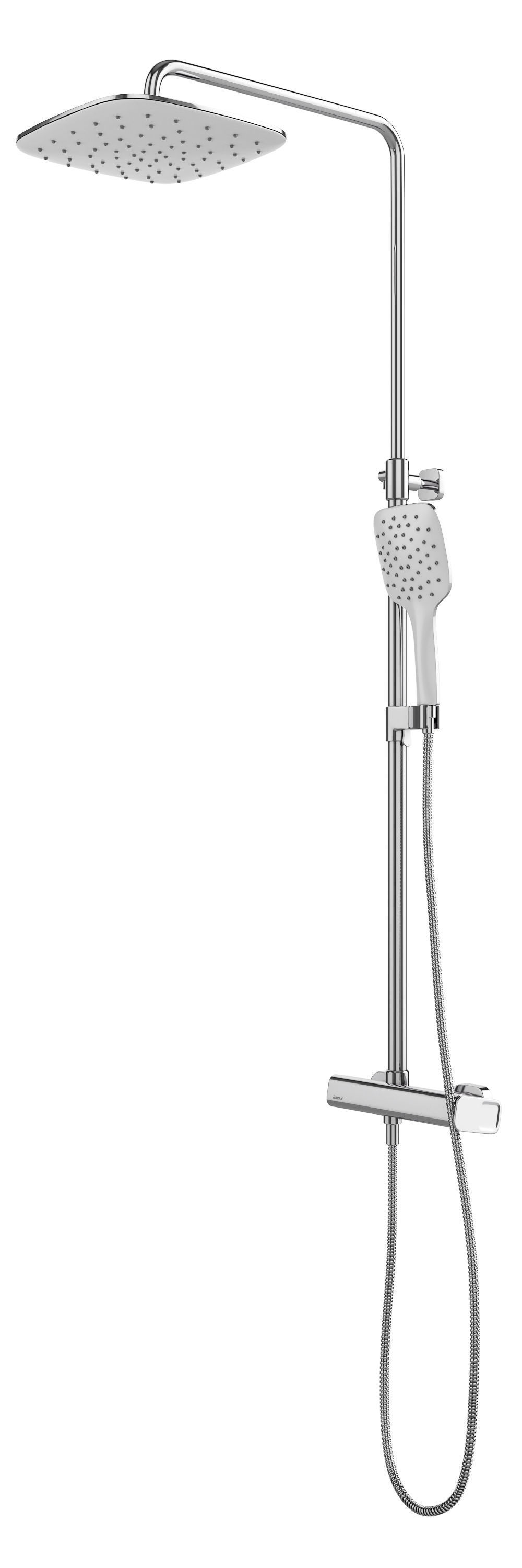 Bathroom mixer set Ravak 10 set 05 3D model_7