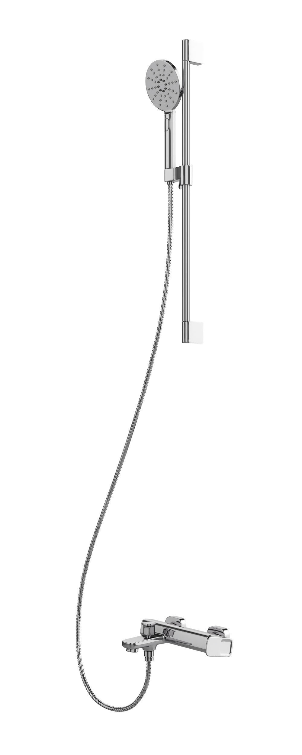 Bathroom mixer set Ravak 10 set 05 3D model_8