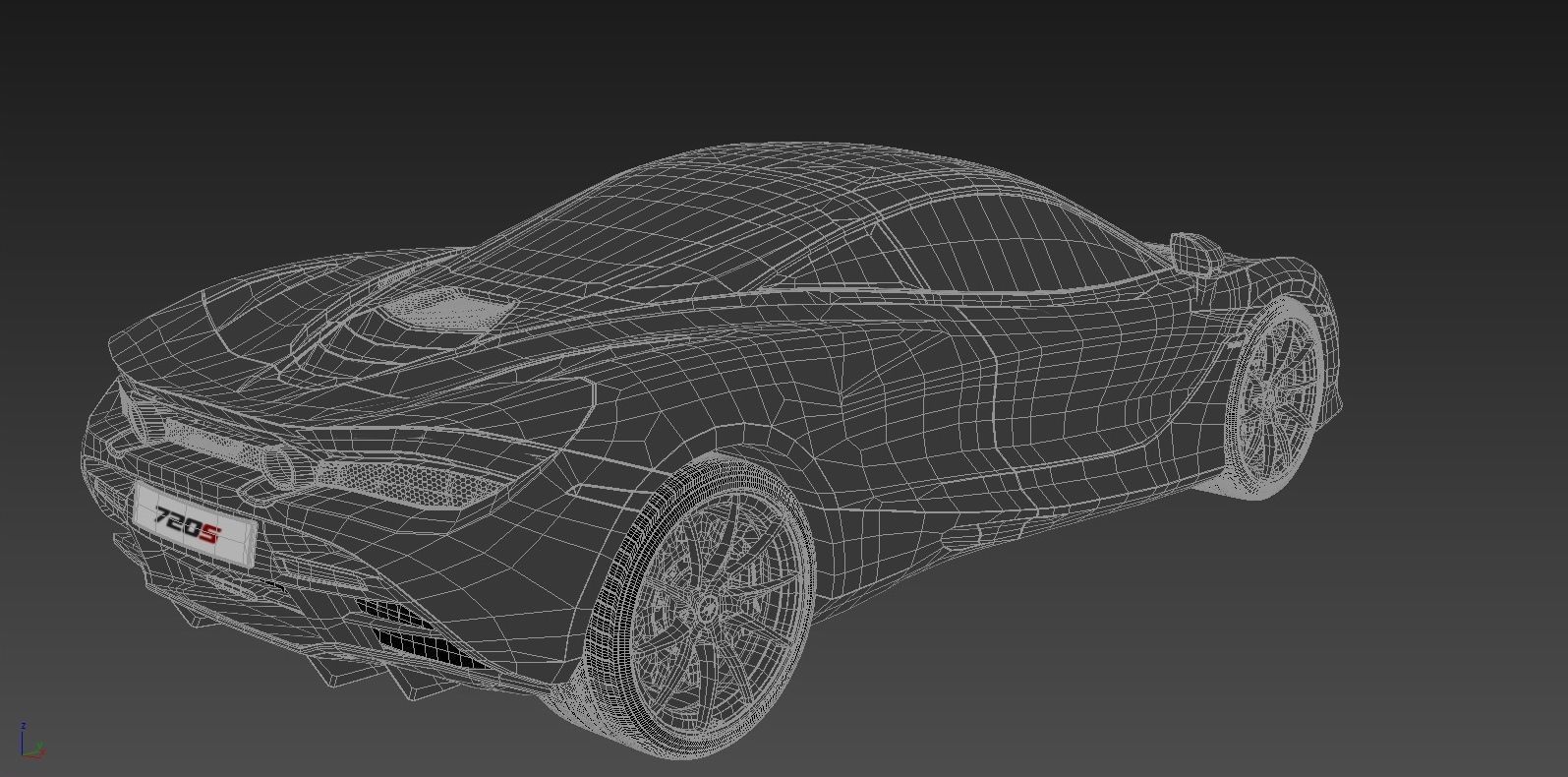McLaren 720S 3D model_11