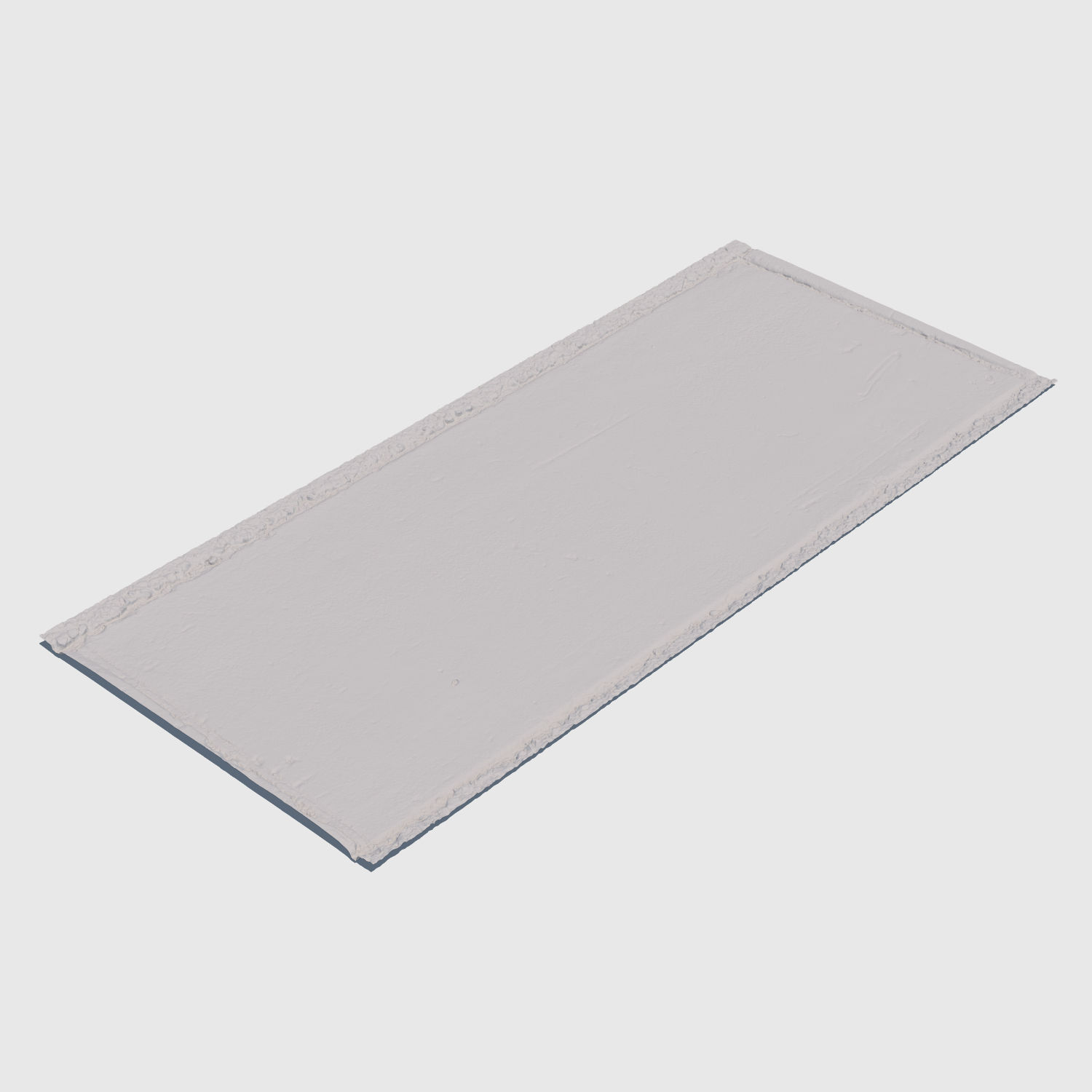 Red Concrete Section 3D model_1