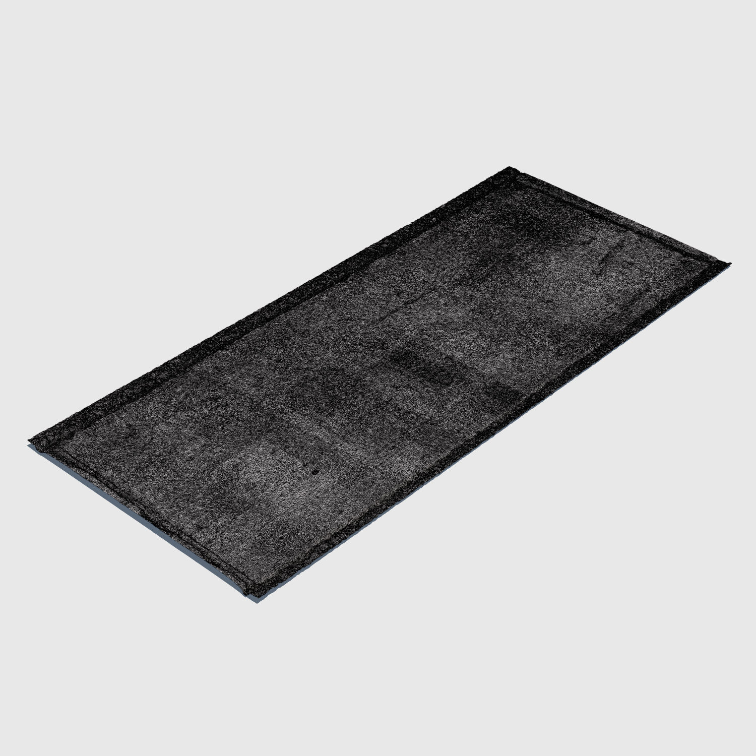 Red Concrete Section 3D model_2