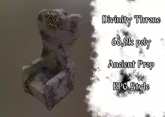 Divinity Throne 3D model