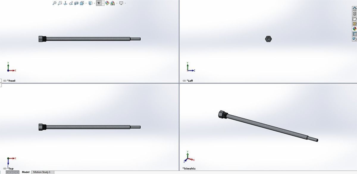 Ashcroft Threaded Stepped Thermowells free 3D model CGTrader