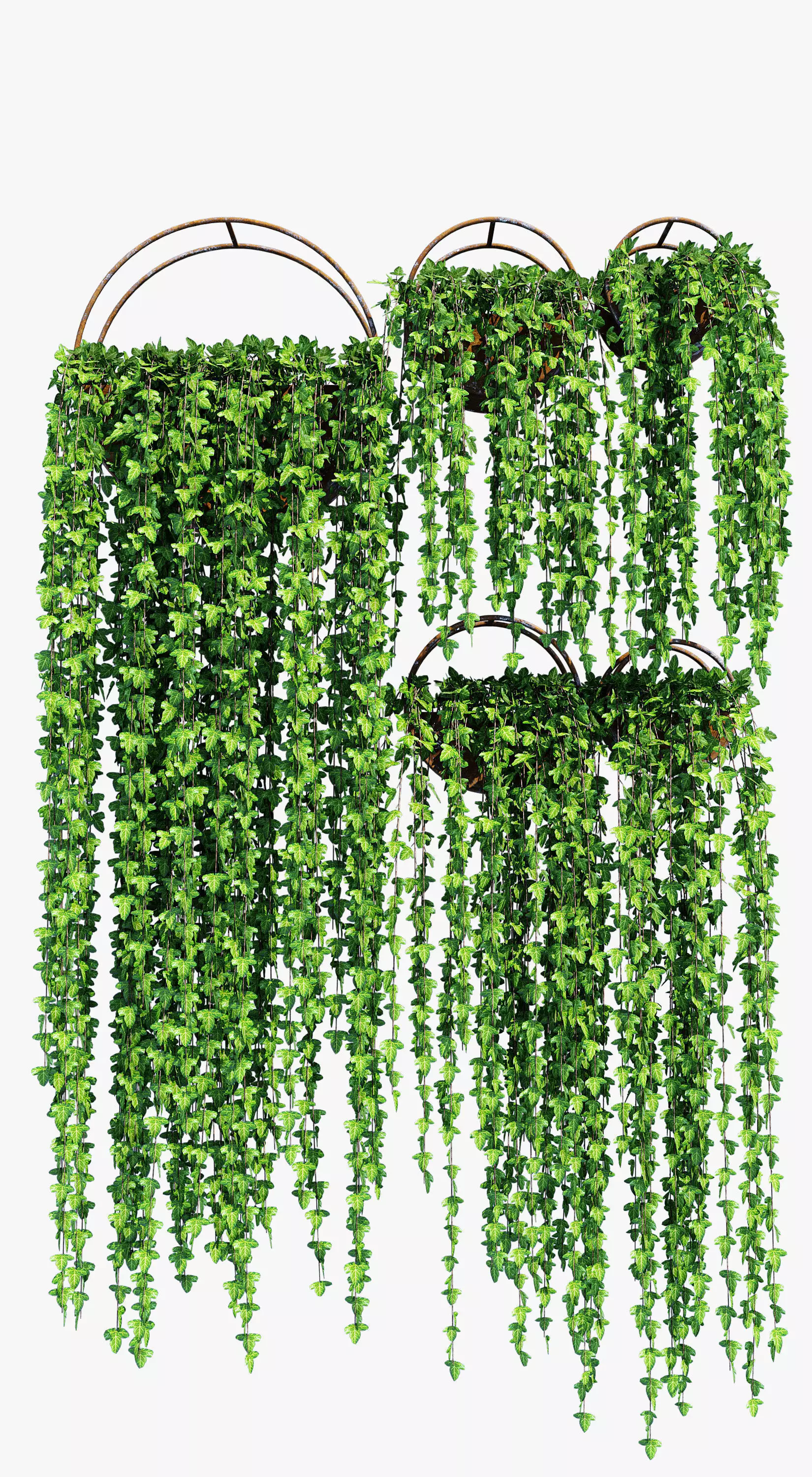 Circle shelves 2 3D model_0