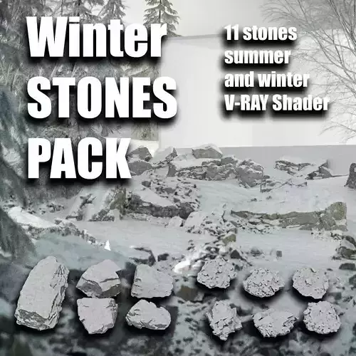 Winter rocks A Pack