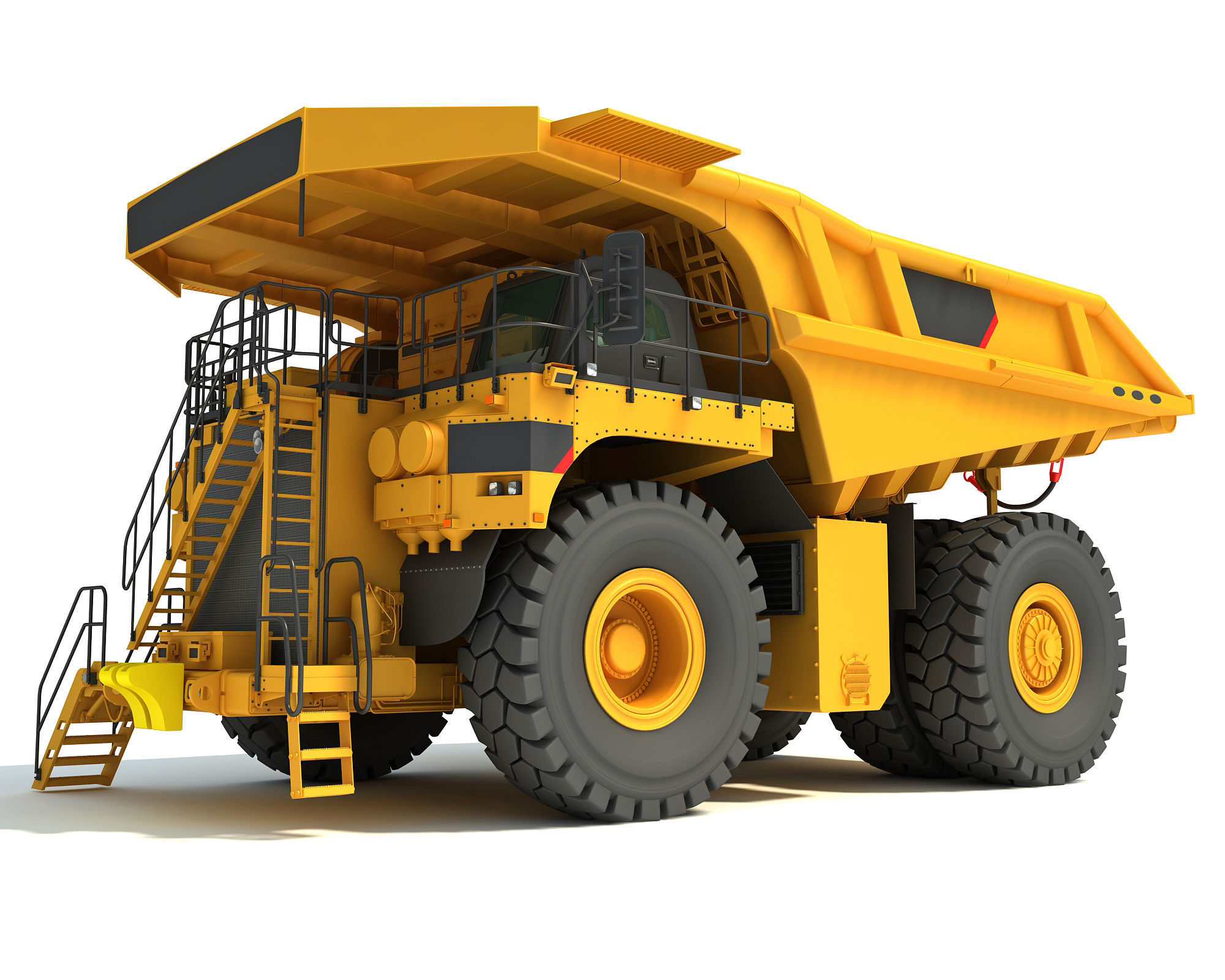 Mining Machinery 3D model_2