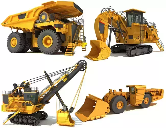 Mining Machinery 3D model