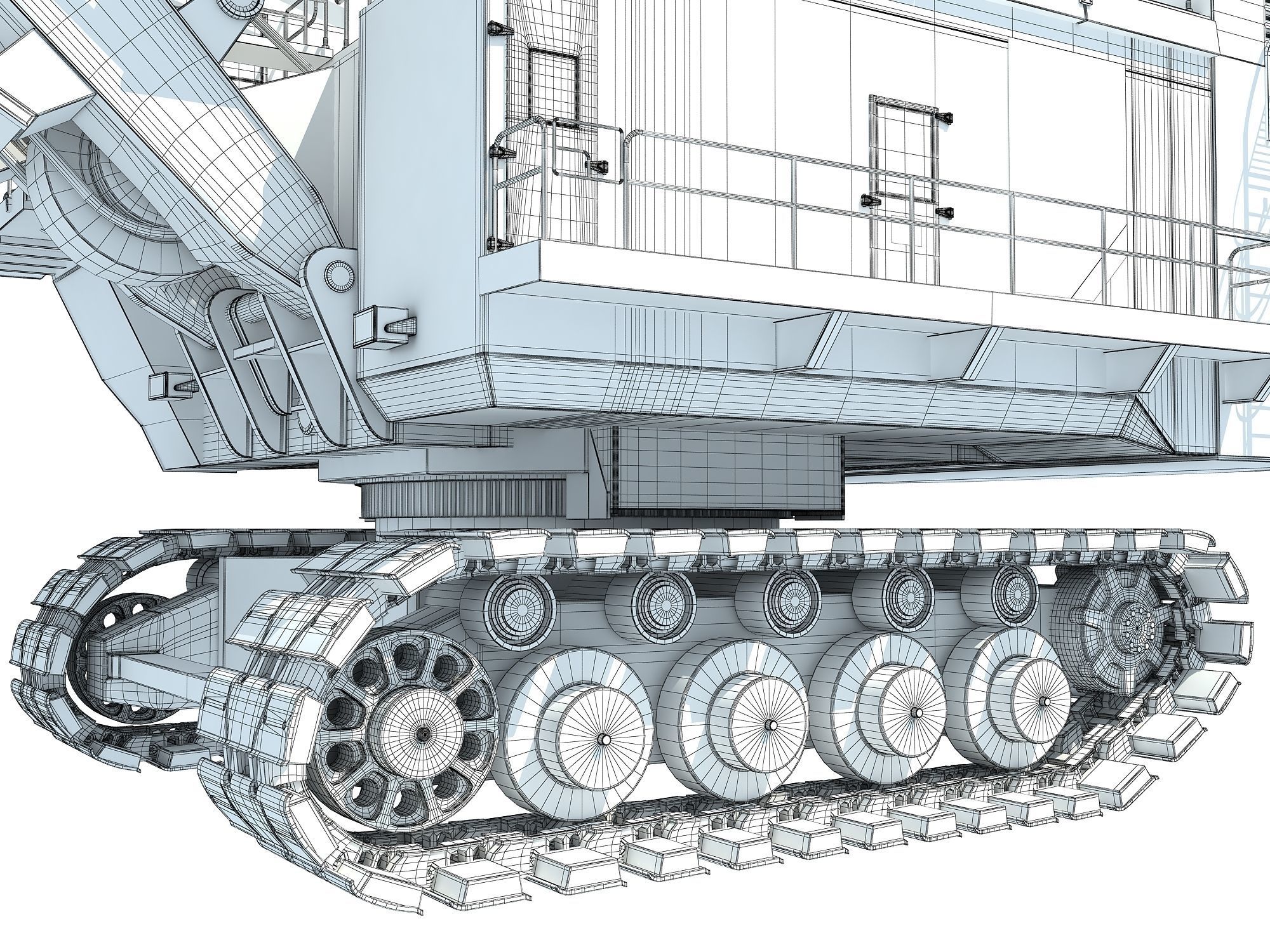 Mining Machinery 3D model_44