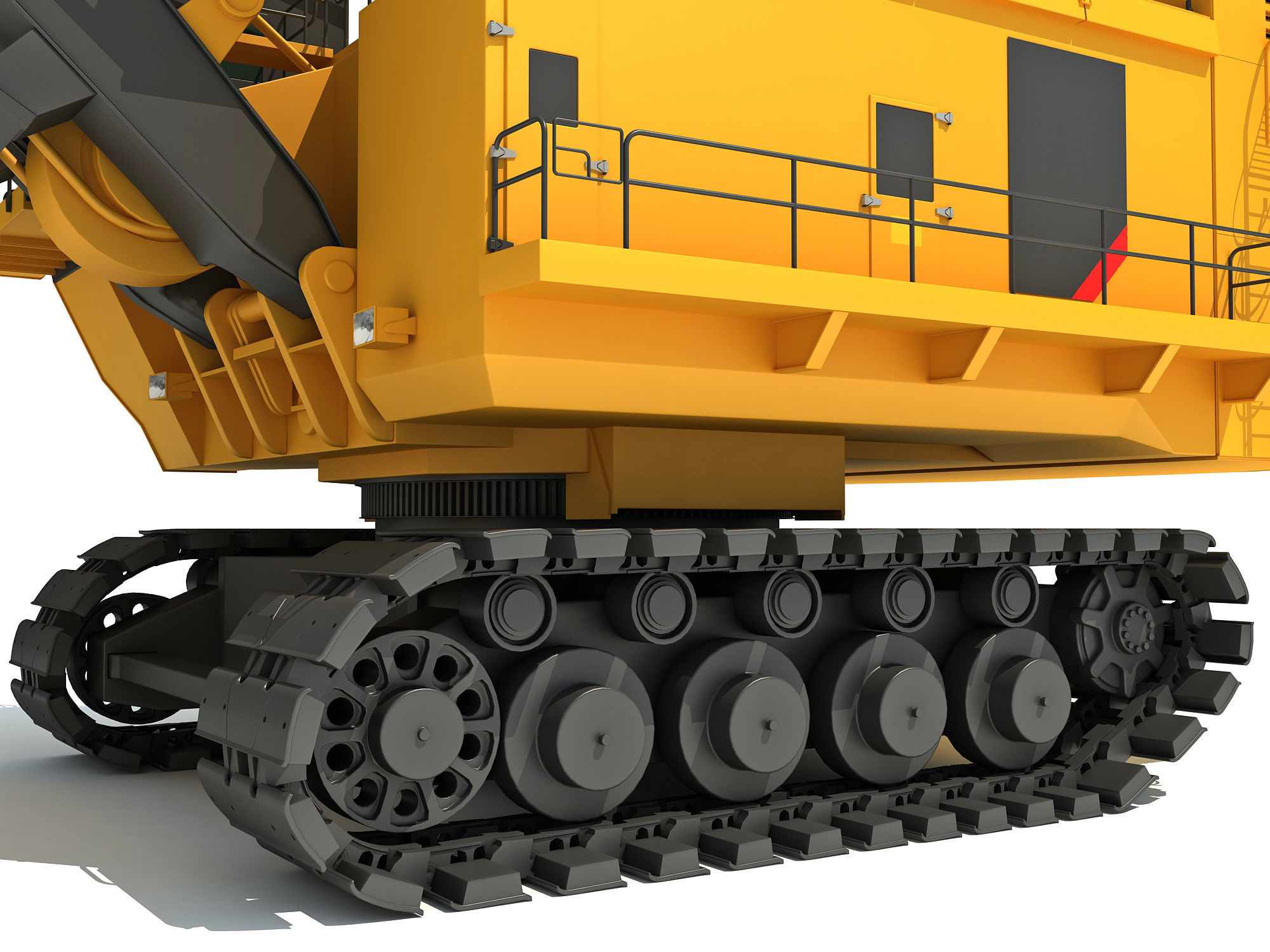 Mining Machinery 3D model_37