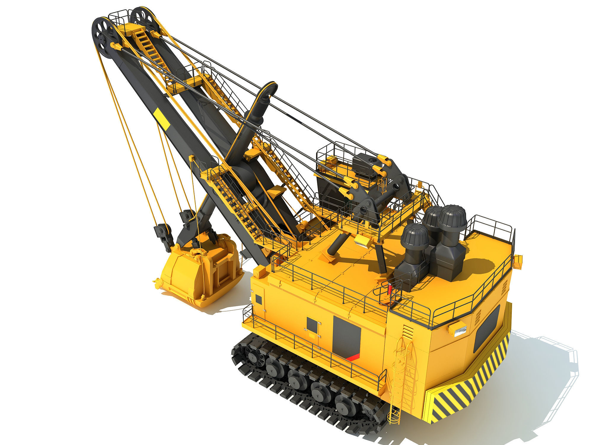 Mining Machinery 3D model_27