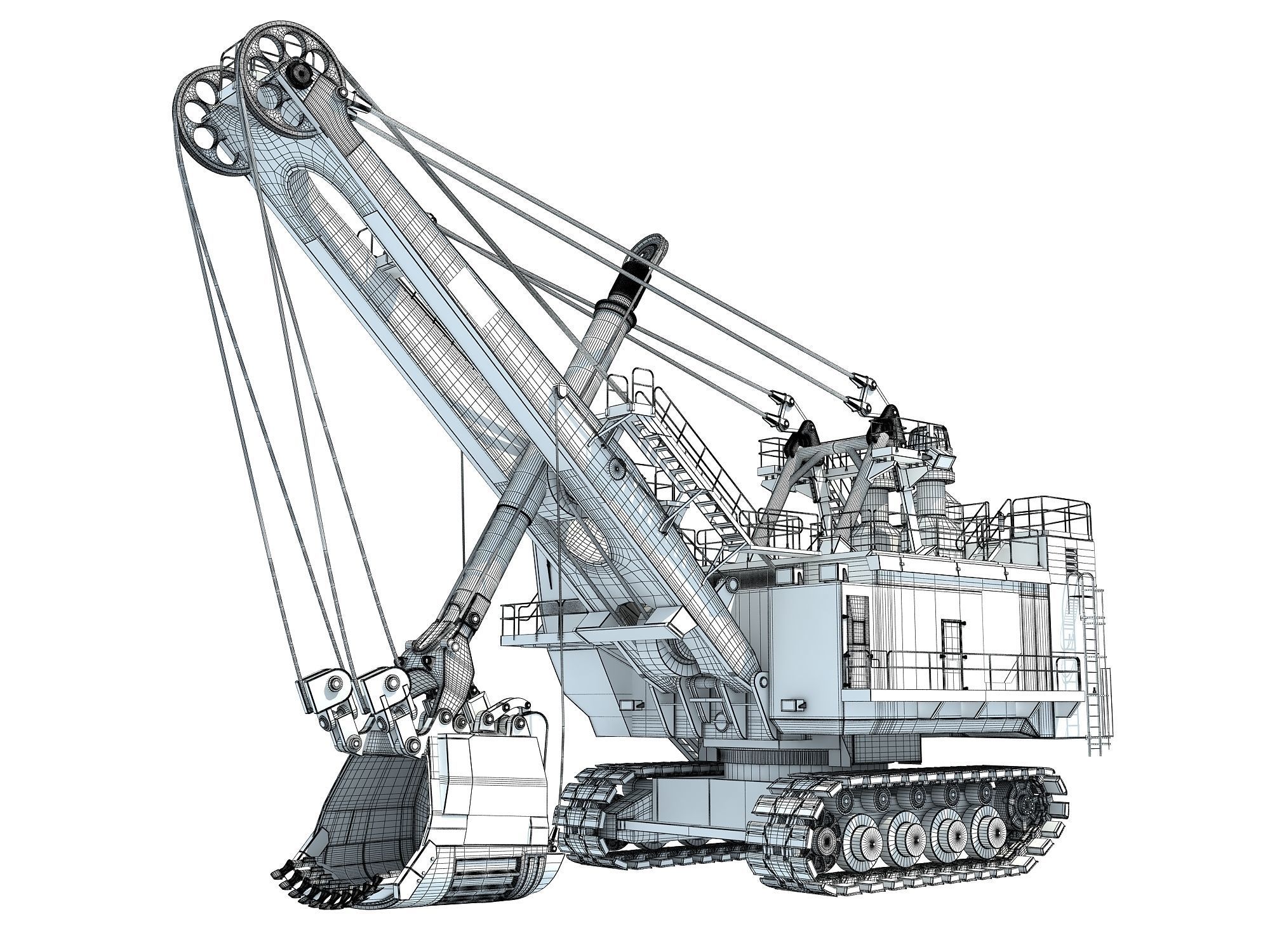 Mining Machinery 3D model_42