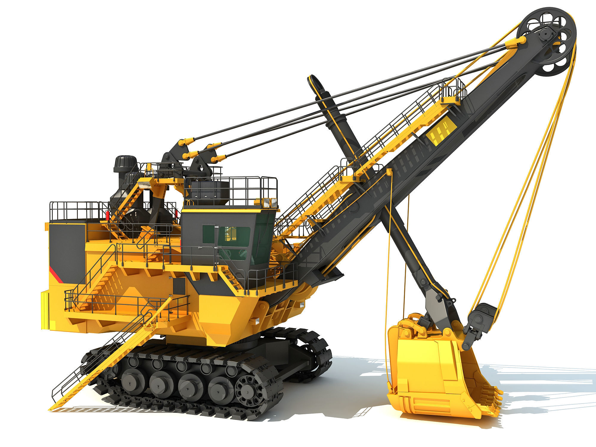 Mining Machinery 3D model_26
