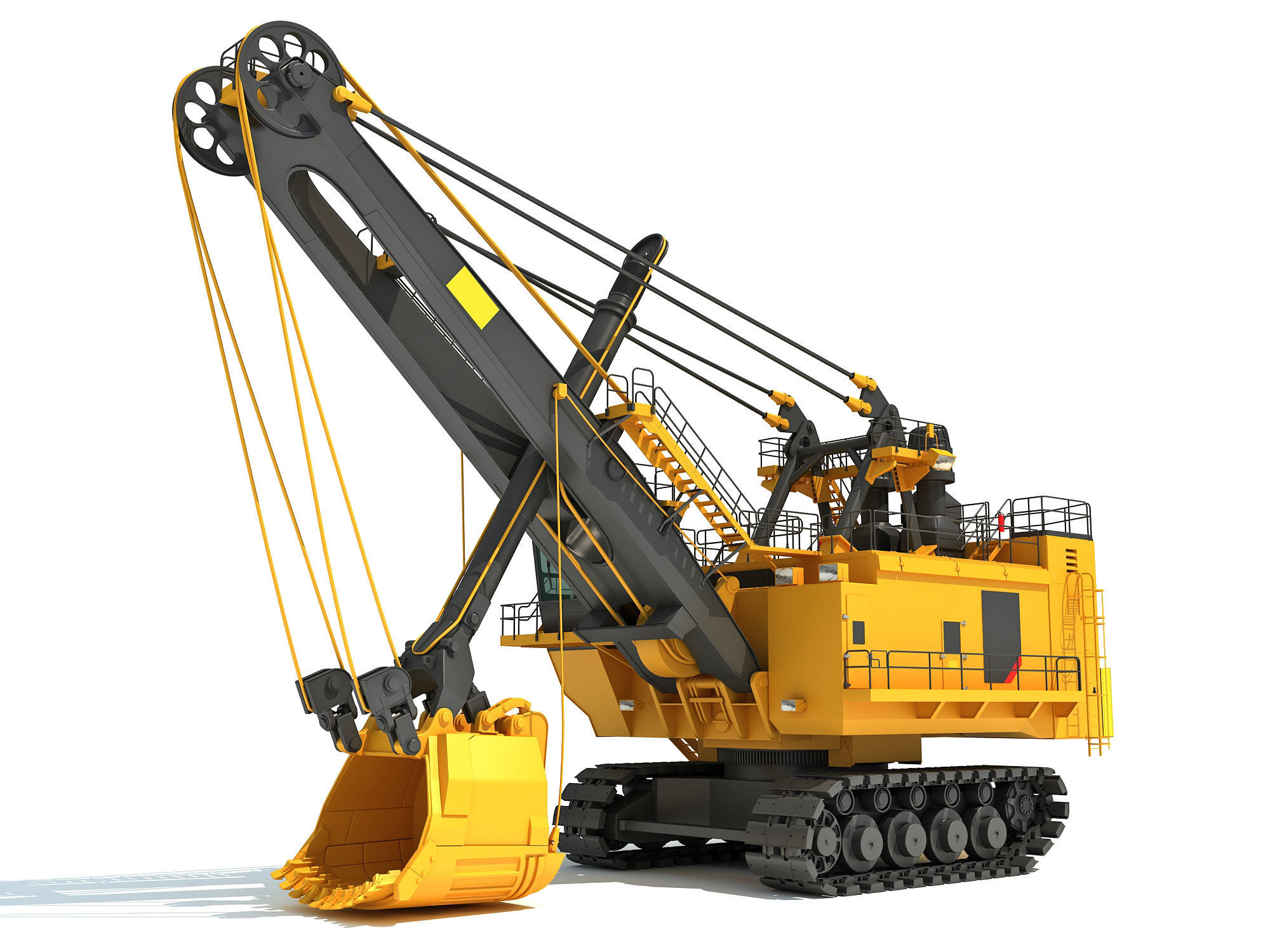 Mining Machinery 3D model_22