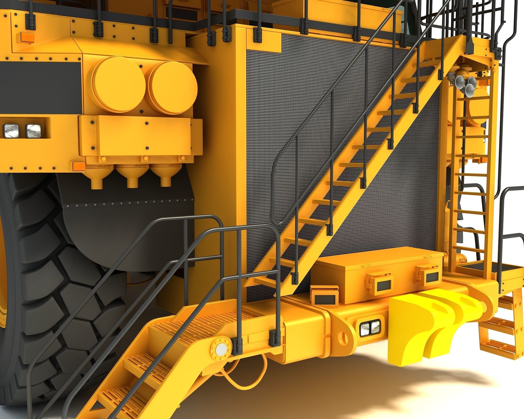 Mining Machinery 3D model_16