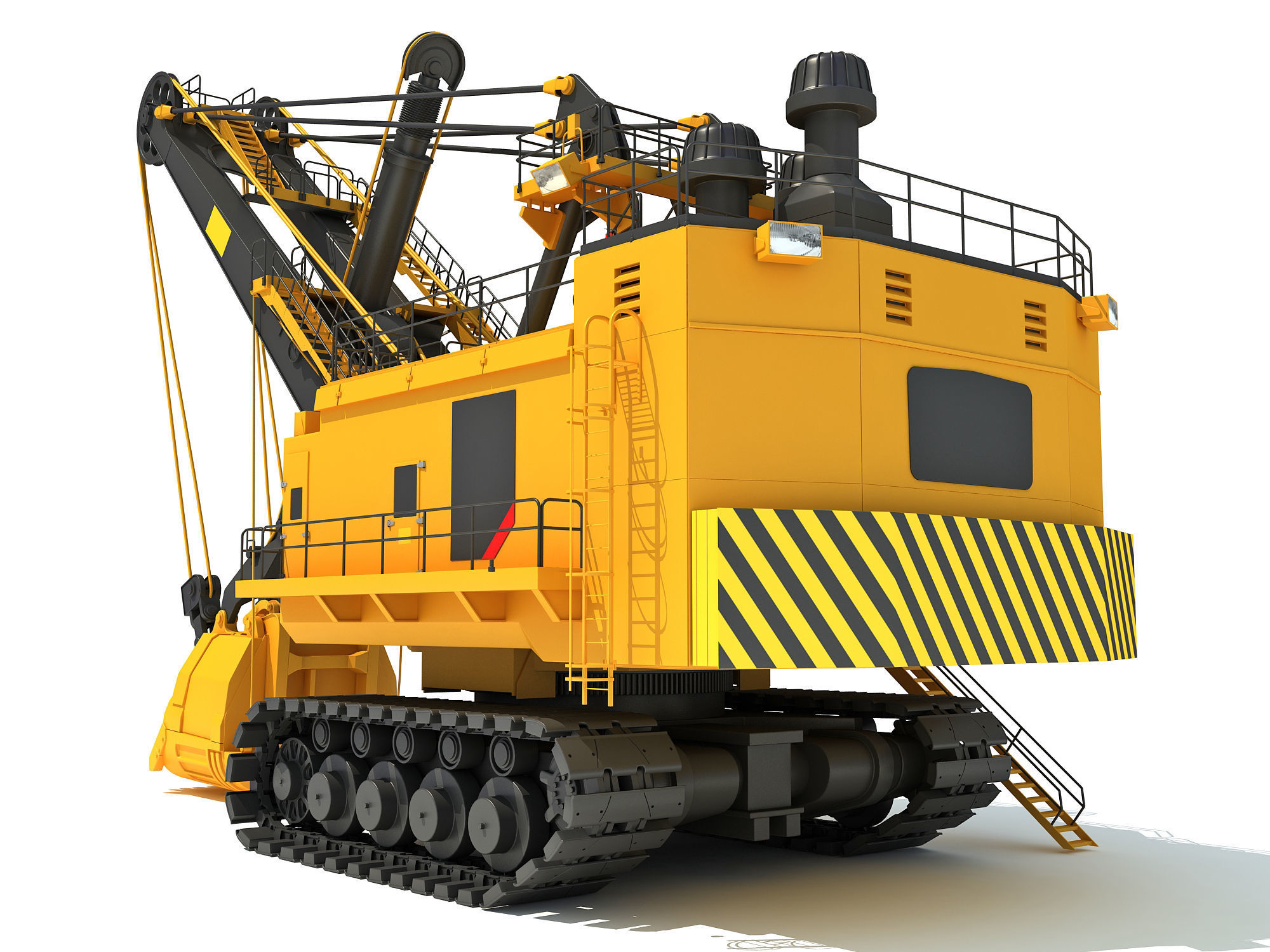 Mining Machinery 3D model_24