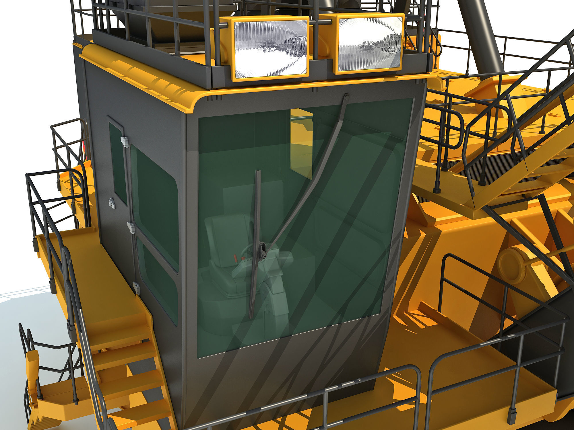 Mining Machinery 3D model_39