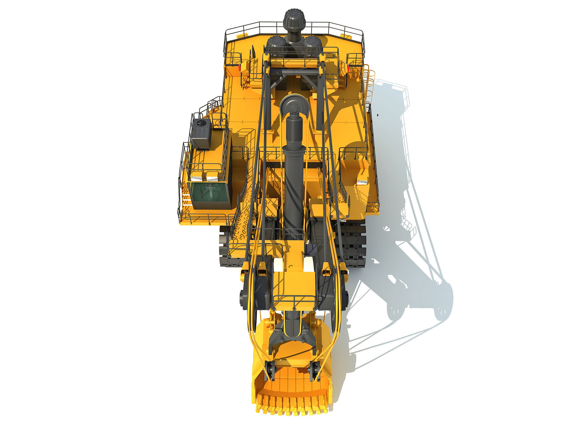 Mining Machinery 3D model_28